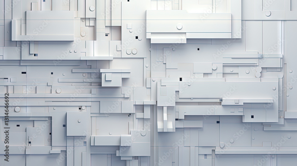 Poster Background with metallic panels texture, wires and circuit. Spaceship hull wall technology background.