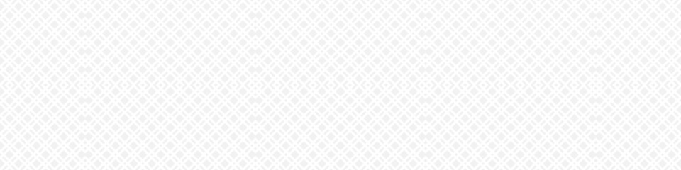 Fototapeta premium Seamless trendy pattern of stripes and diamonds, geometric white shapes for textiles and wallpaper. Abstract panoramic pattern on a gray background for a New Year or wedding cover or card.