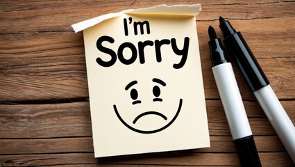 Apology note