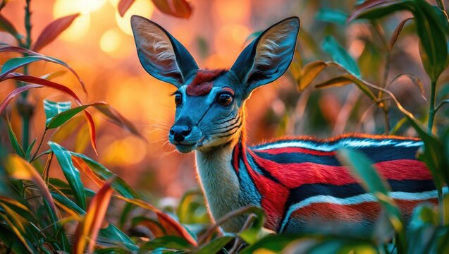 The lowland nyala, commonly referred to as nyala.