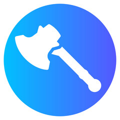 axe gradient icon