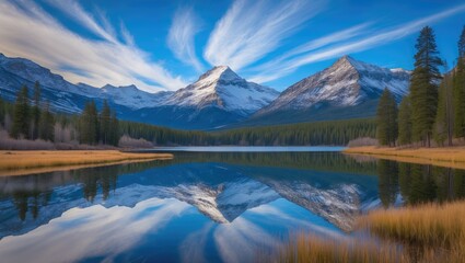The Sisters and Broken Top Mountains located close to Bend