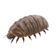 3D icon of Armadillidium vulgare isolated on transparency background