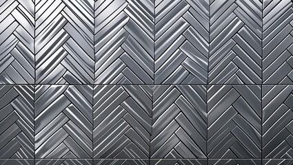 Frosted silver herringbone kitchen Seamless tiling tiles texture on abstract background design illustration 