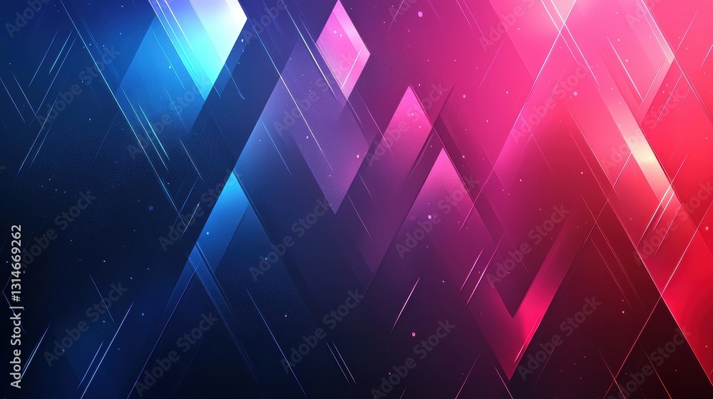 Canvas Prints abstract background with dark tones and bright neon lines in vibrant colors for modern design and ar