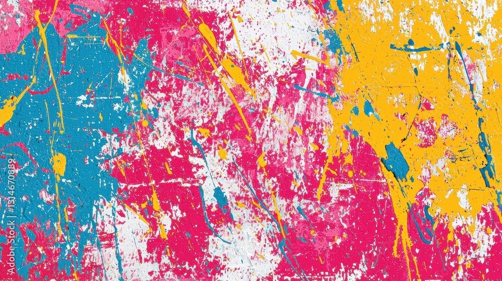 Aufkleber abstract dynamic background with neon pink and blue elements for artistic and creative projects