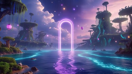 Dreamworld Escape A Surreal Portal Beyond Reality