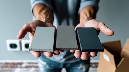 Selecting colors for wall finishes. Quality craftsmanship and chosen design. Plaster painting with a wide range of shades. Basic shades and their combinations for interiors.