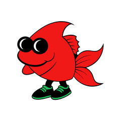 cartoon bird with flower