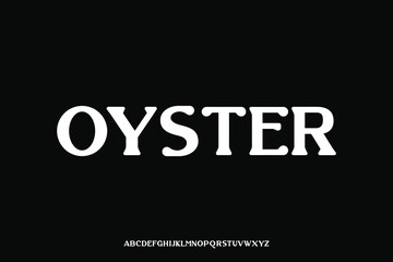 Display alphabet font vector design suitable for headline, poster, logo, magazine and many more