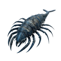 Obraz premium 3D icon of Whale lice isolated on transparency background