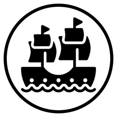 ship glyph icon
