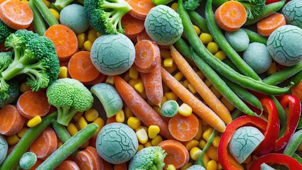 Frozen vegetables assortment