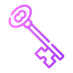 key gradient icon
