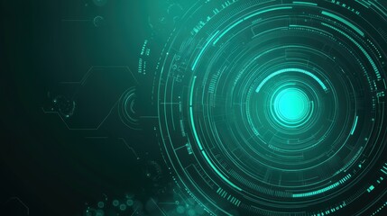 Obraz premium High tech background template design.