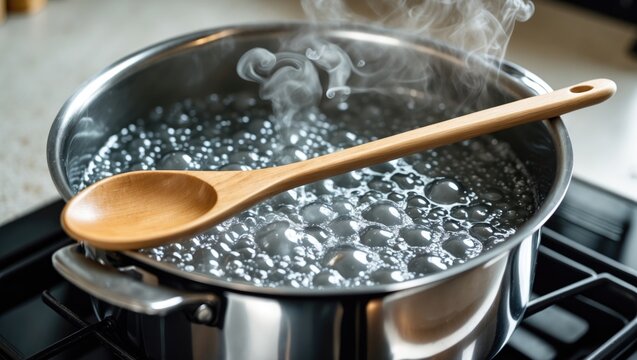 Life Hack: Place a Spoon Across the Top of a Pot of Boiling Water to Prevent Overflow.