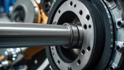 Fototapeta premium Installation procedure for measuring coupling between shaft end distance and clearances.