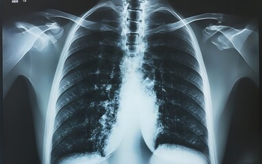 90. A thoracic X-ray showing signs of lung cancer