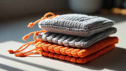Knitted Washable Dishcloths: A Sustainable, Plastic-Free, Durable Option