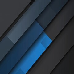 Obraz premium Modern abstract background with diagonal blue and gray stripes for creative presentations and digital art projects