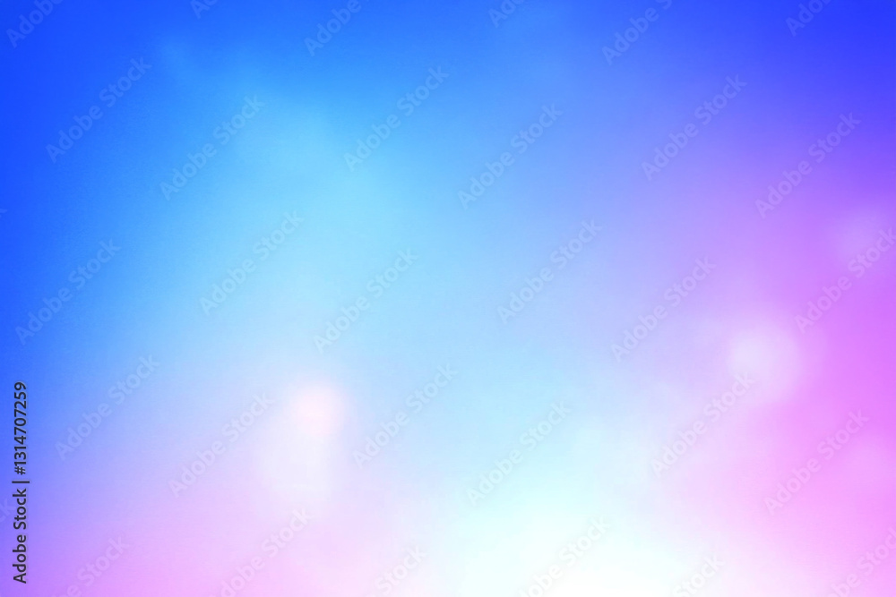 Poster soft gradients in light blue and pink create a calming abstract background with gentle light effects