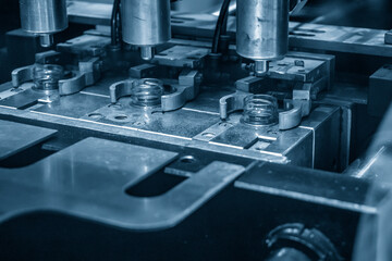 The drinking water bottle manufacturing process by blow mold machine.