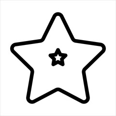 STARFRUIT line icon vector illustration isolated on white background