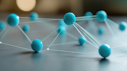 A series of lines connecting and forming connections between individual elements, demonstrating the learning process . 