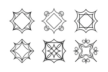 Luxury Square Ornamental Frame.