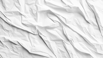 Obraz premium White Wrinkle Paper Texture Background