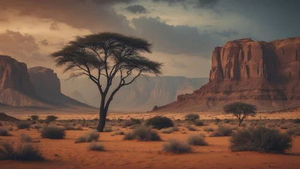 African desert or Wild West landscape