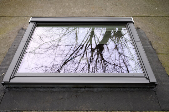 Repair and fixing  etaps of water damage on roof windows in Attic