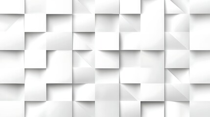Obraz premium White cubes create background mosaic pattern for presentation graphic or texture use
