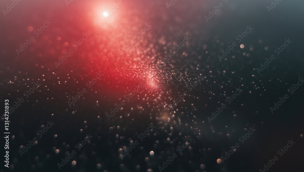 Aufkleber Lens Optical Flare Film Dust Overlay Effect with Abstract Bokeh and Light Leaks Photo featuring Camera Defocused Blur Reflection of Bright Sunlights. Utilize Screen Overlay Mode for Photo Processing.