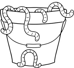 fishing bait cartoon