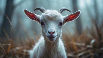 Obraz premium Adorable Young Goat