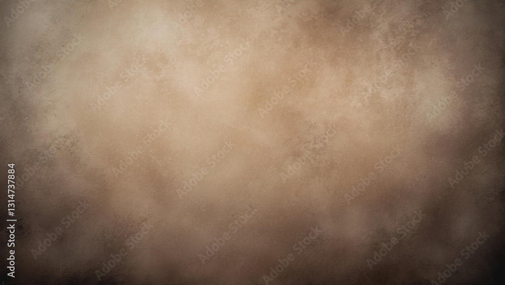 Poster background texture featuring a pale brown tint and a grainy organic texture.