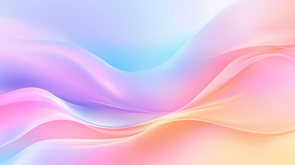 Fototapeta premium Abstract Swirls of Color: A mesmerizing display of flowing, pastel-hued waves, embodying a sense of calm, tranquility, and artistic expression. 