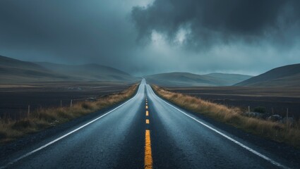 Fototapeta premium Photo of the Road to Effective Work Outcome Project