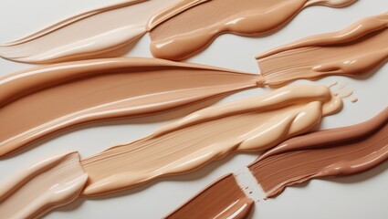 Liquid foundation displayed against a white background.