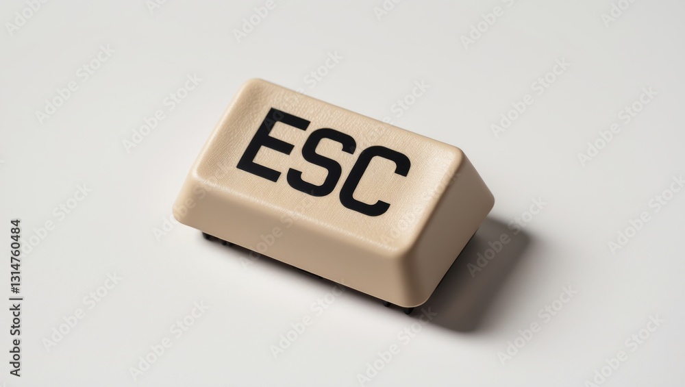Fototapete button labeled esc from a computer keyboard.