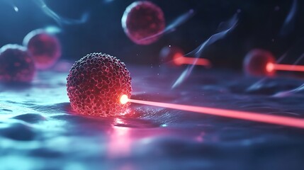red blood cells flowing through vein