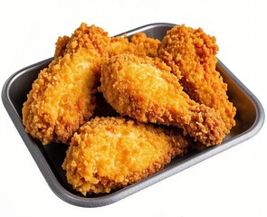 appetizing PNG fried chicken food container.
