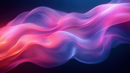 Abstract dynamic flowing shapes