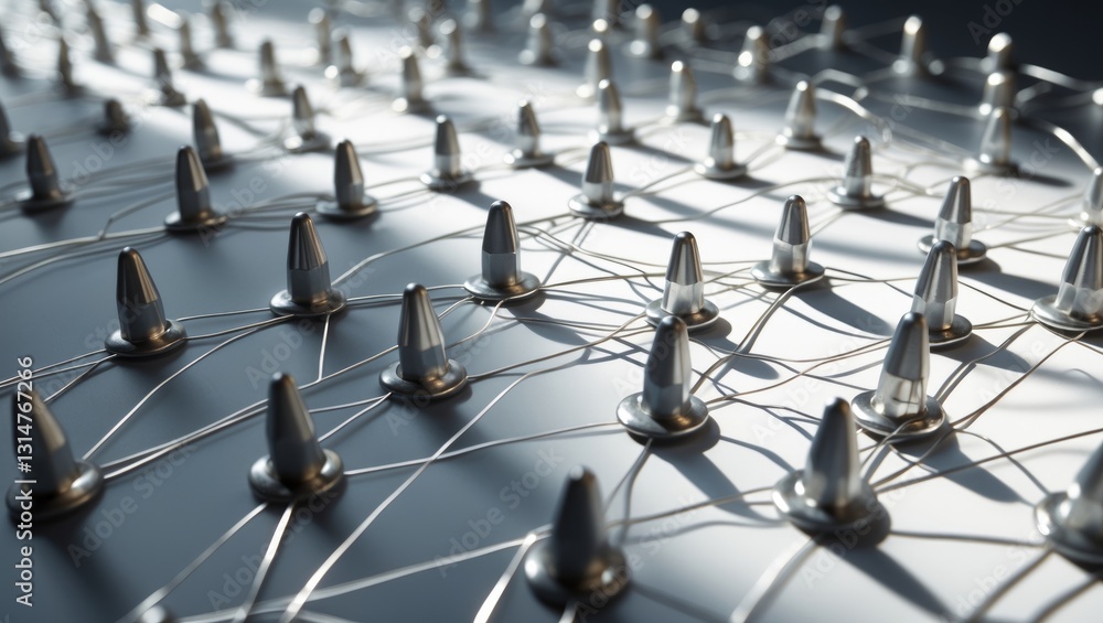 Poster linking entities. networking, network, social media, connectivity, abstract internet communication. 
