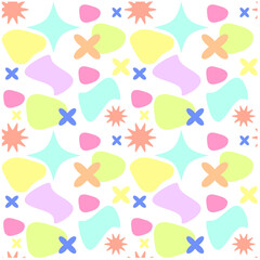 Pattern geometric shapes vector image