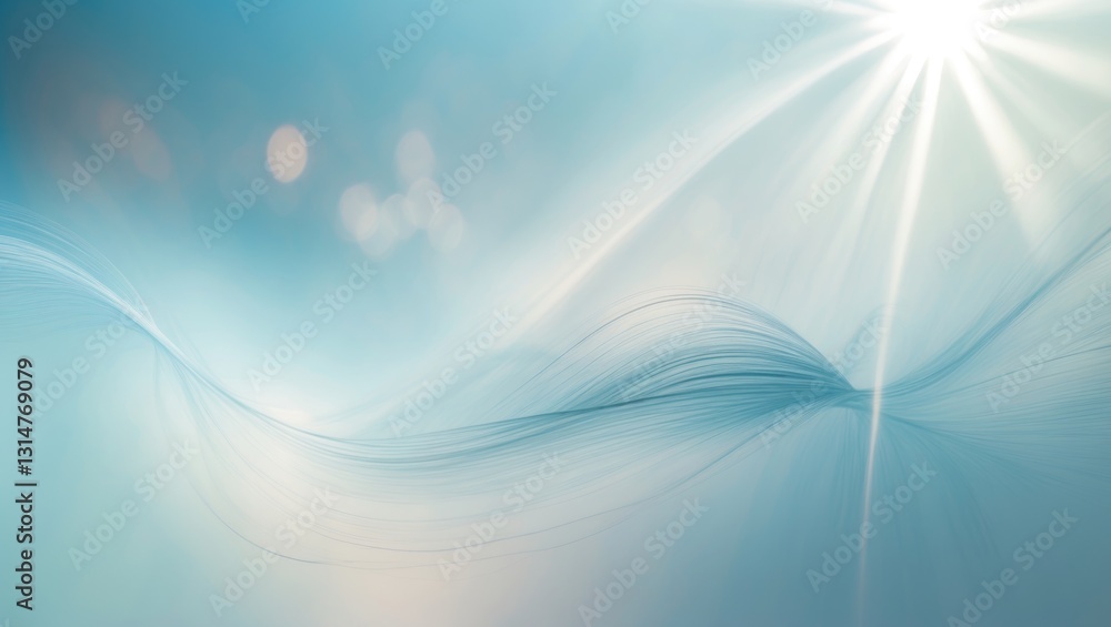 Aufkleber Light flare filter. Blur glow overlay. Reflection of sunlight. Radiance of bokeh. Abstract background with defocused color gradient texture.