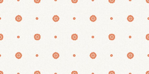 Peach fuzz botanical leaf foliage texture border two tone linen fabric effect. Soft fresh modern woodland cottagecore design, banner and on trend repeat tile ribbon. 