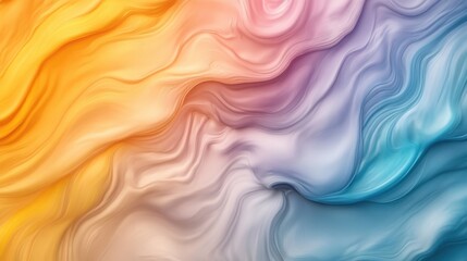 Obraz premium A high-speed close-up of paint mixing in water, colorful and mesmerizing abstract visuals