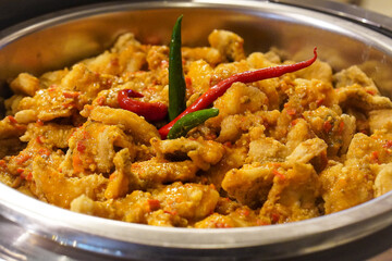 Traditional Indonesian dish, captured on March 12, 2025. A flavorful combination of rich spices and fresh ingredients, showcasing Indonesia’s authentic culinary heritage